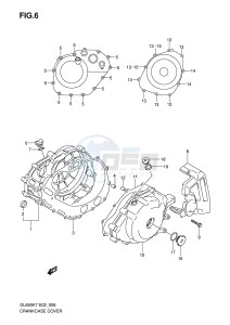 DL650 (E2) V-Strom drawing CRANKCASE COVER