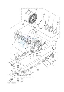 YFM350FWA YFM350DE GRIZZLY 350 4WD (1NSD 1NSE 1NSF) drawing DRIVE SHAFT