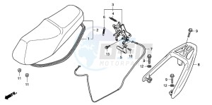 NHX110WH drawing SEAT