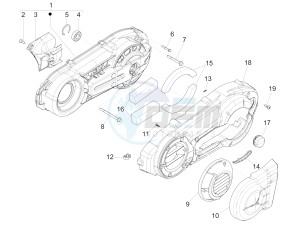 MP3 500 LT Business (EMEA) drawing Crankcase cover - Crankcase cooling