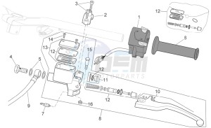 Sport City 125-200-250 e3 drawing LH Controls