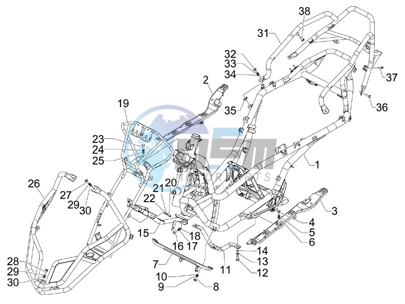 Frame bodywork