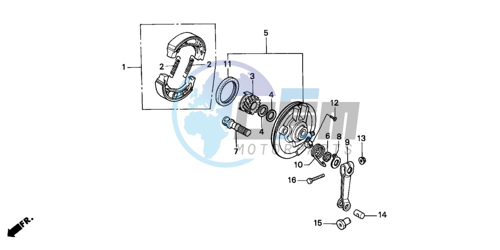 FRONT BRAKE PANEL