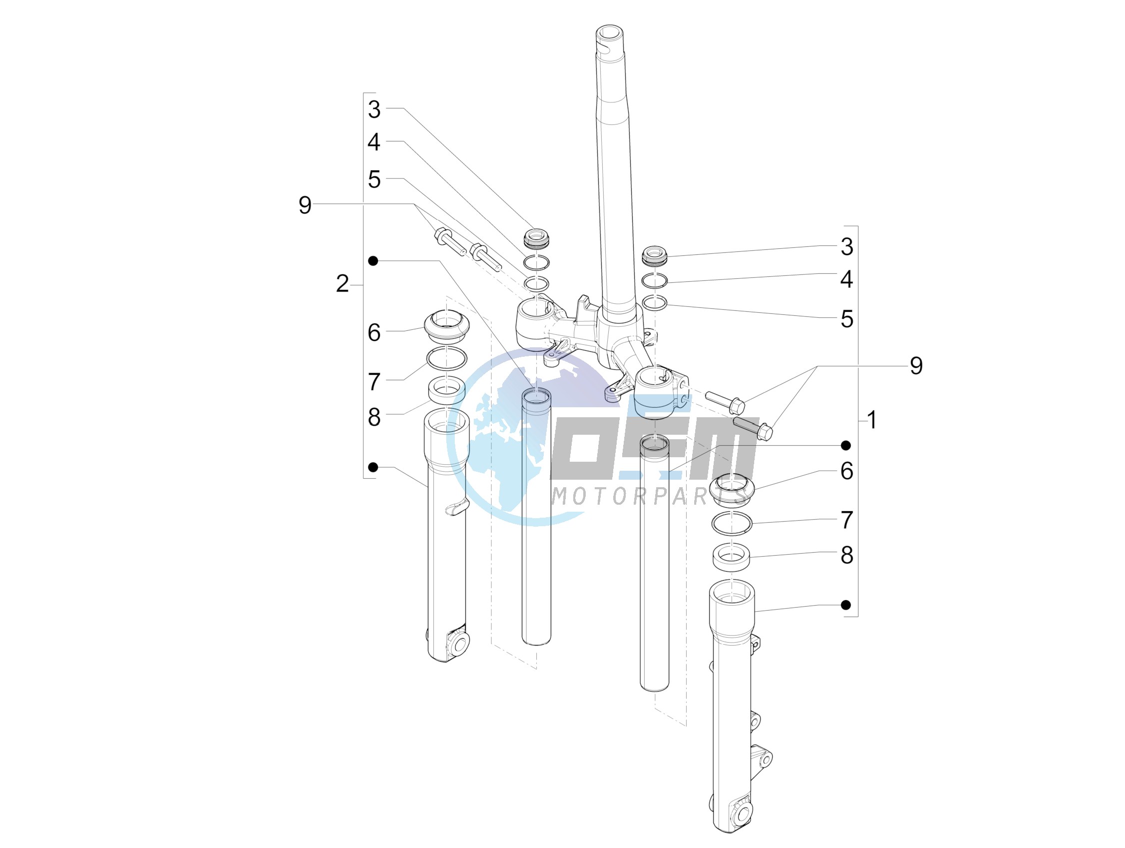 Fork's components (Wuxi Top)