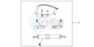 CBR1000RR9 Korea - (KO / MME) drawing REAR SEAT BAG