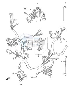 AY50 (P19) katana drawing WIRING HARNESS (MODEL K1 K2)