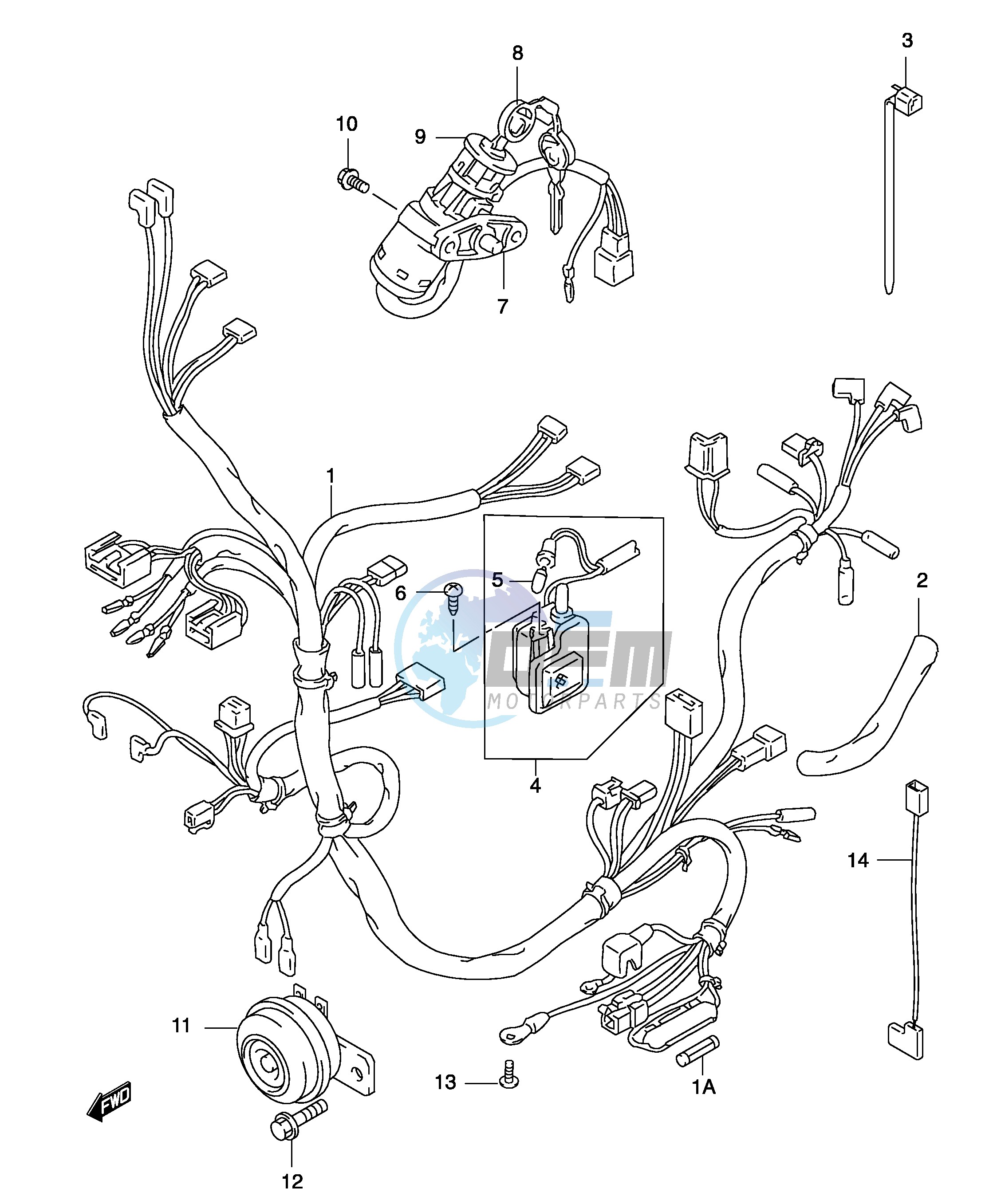 WIRING HARNESS (MODEL K1 K2)