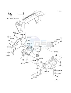 KVF 650 H [BRUTE FORCE 650 4X4I] (H7F-H8F) H8F drawing HEADLIGHT-- S- -