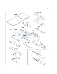 VN 800 E [VULCAN 800 DRIFTER] (E6F) E6F drawing OWNERS TOOLS