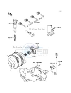 ZZR1400 ZX1400A6F FR GB XX (EU ME A(FRICA) drawing Ignition System