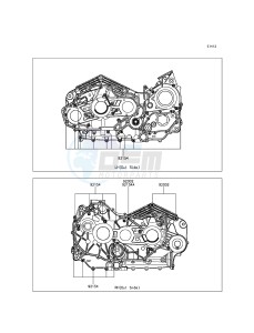 VULCAN_1700_VOYAGER_ABS VN1700BGF GB XX (EU ME A(FRICA) drawing Crankcase Bolt Pattern