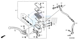 GL18009 Europe Direct - (ED / AB NAV) drawing FRONT BRAKE MASTER CYLINDER