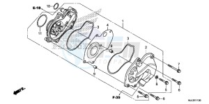 NC750XDE NC750XD Europe Direct - (ED) drawing WATER PUMP