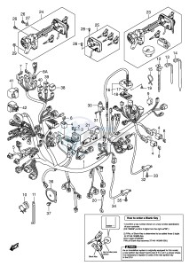 AN650 (E2) Burgman drawing WIRING HARNESS (AN650AK5 IMOBI)