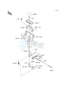 KVF 750 C [BRUTE FORCE 750 4X4I] (C6F-C7F) C6F drawing CONTROL