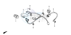 CRF80F 100 drawing WIRE HARNESS