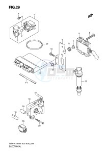 GSX-R750 (E3-E28) drawing ELECTRICAL