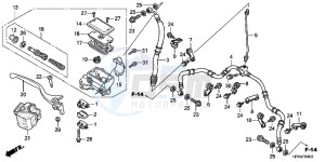 TRX420FPMC TRX420 ED drawing FR. BRAKE MASTER CYLINDER