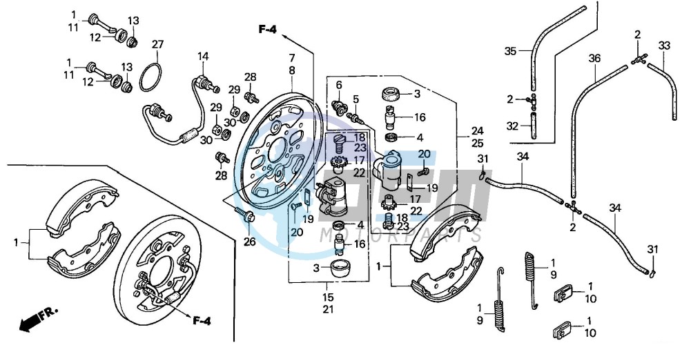 FRONT BRAKE PANEL