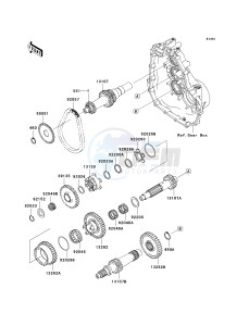 KAF 400 C [MULE 610 4X4 HARDWOODS GREEN HD] (C6F-C9F) C6F drawing TRANSMISSION