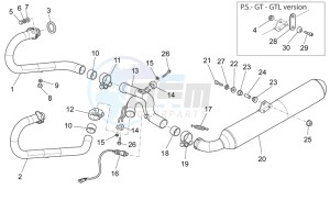 Norge 1200 IE 1200 drawing Exhaust unit