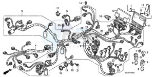 ST1300A9 France - (F / ABS CMF MME) drawing WIRE HARNESS (ST1300A)