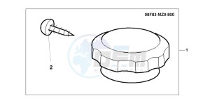 CB600F2 HORNET S drawing CHRM RADIATOR CAP