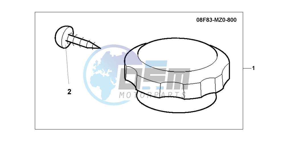 CHRM RADIATOR CAP