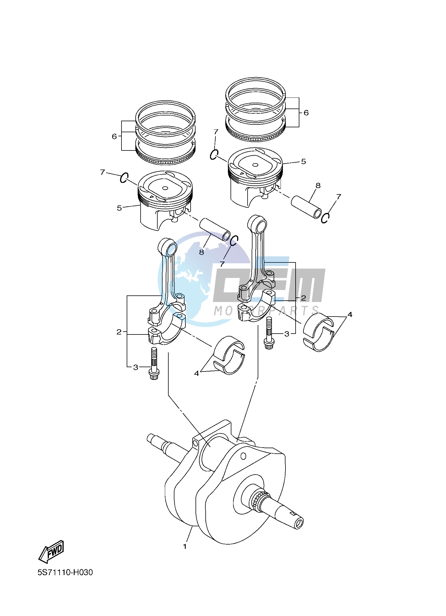 CRANKSHAFT & PISTON