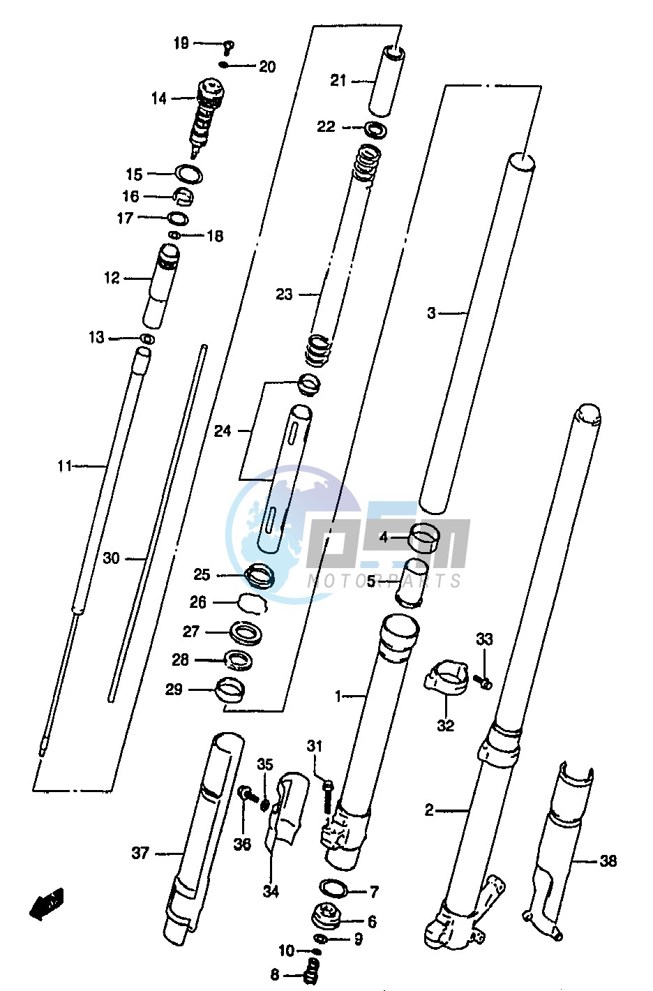 FRONT DAMPER (MODEL T)