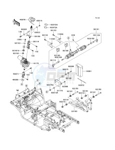 KAF 950 E [MULE 3010 TRANS4X4 DIESEL] (E8F) E8F drawing FRAME