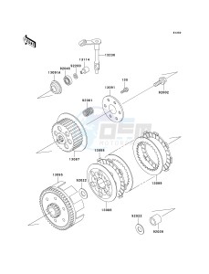 KX 65 A [KX65] (A1-A5) [KX65] drawing CLUTCH