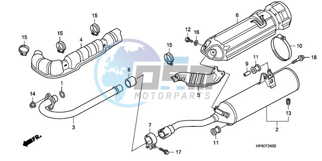 EXHAUST MUFFLER