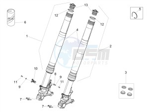 TUONO 1100 V4 FACTORY E4 SUPERPOLE ABS (APAC) drawing Semi-active fork