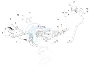 Audace 1400 Carbon 1380 (NAFTA) drawing Rear master cylinder