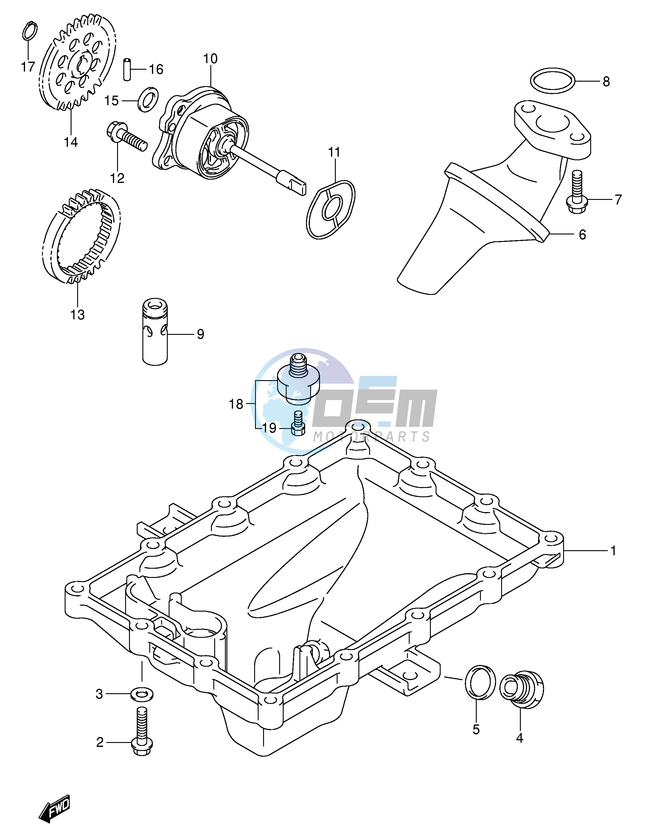 OIL PAN - OIL PUMP