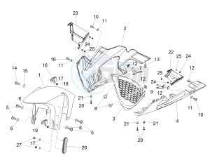 RSV4 1000 RR E4 ABS (APAC) drawing Front mudguard-Pillar