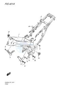 DL650 ABS V-STROM EU drawing FRAME