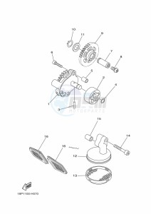 YFZ450R YFZ45YSSK (BW2L) drawing OIL PUMP