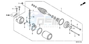 CB1000RA UK - (E / MPH) drawing STARTING MOTOR