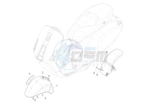 PRIMAVERA 50 4T-3V NOABS E4 (EMEA) drawing Wheel housing - Mudguard