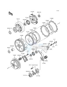 KLF 300 B [BAYOU 300] (B1-B4) [BAYOU 300] drawing CLUTCH