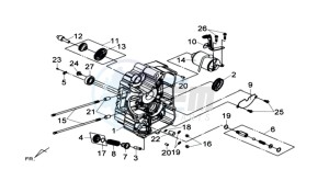 MAXSYM 400 I drawing CRANKCASERIGHT