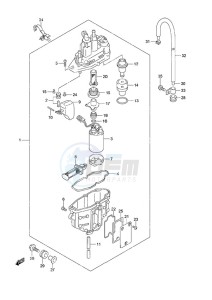 DF 115A drawing Fuel Vapor Separator