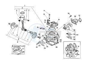 MITO EU2/EU3 125 drawing CRANKSHAFT - CYLINDER