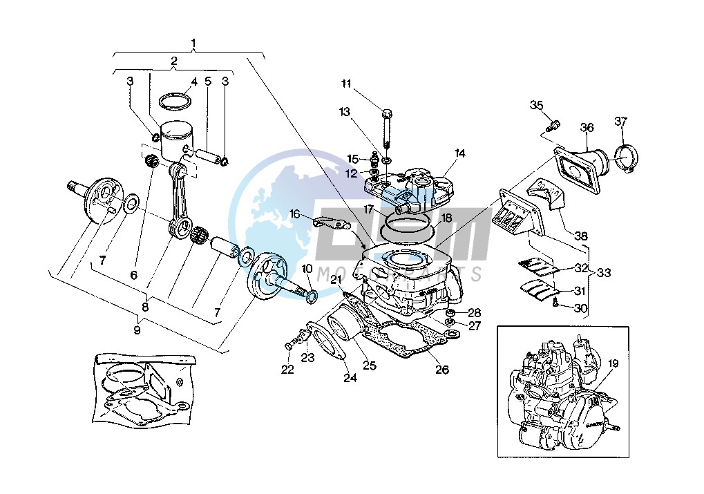 CRANKSHAFT - CYLINDER