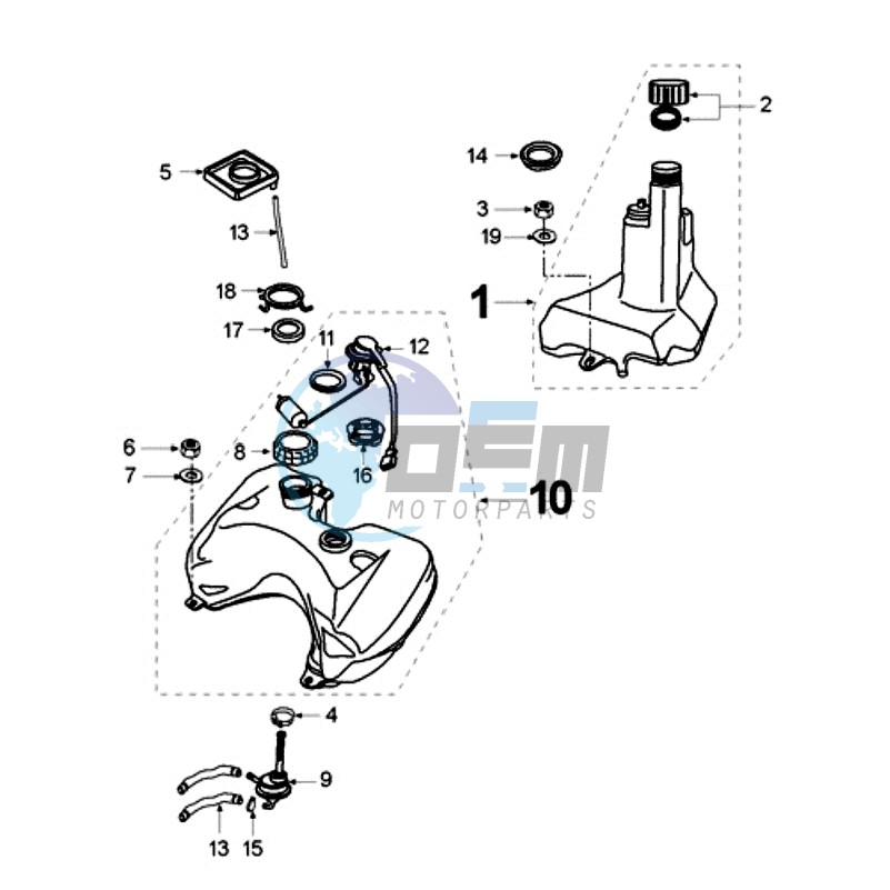 TANK AND FUEL PUMP