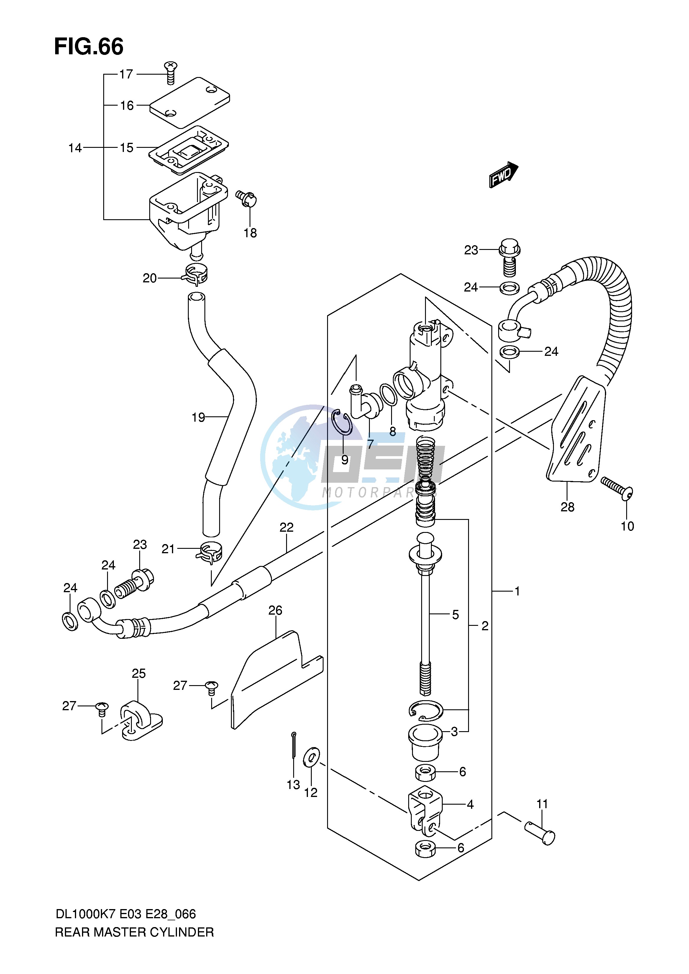 REAR MASTER CYLINDER