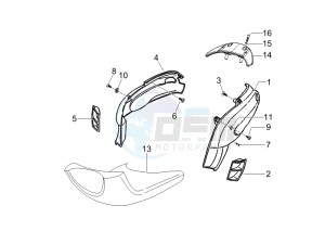 Typhoon 50 2t e2 drawing Side cover - Spoiler