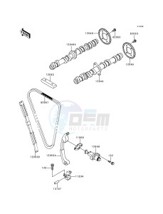 ZX 600 E [NINJA ZX-6] (E1-E3) [NINJA ZX-6] drawing CAMSHAFT-- S- -_TENSIONER